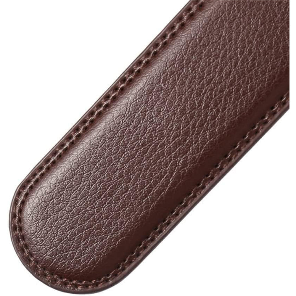 Men's leather belt with automatic ratchet buckle, photo 10