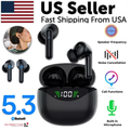 Noise-cancelling Bluetooth 5.3 wireless earbuds with charging case